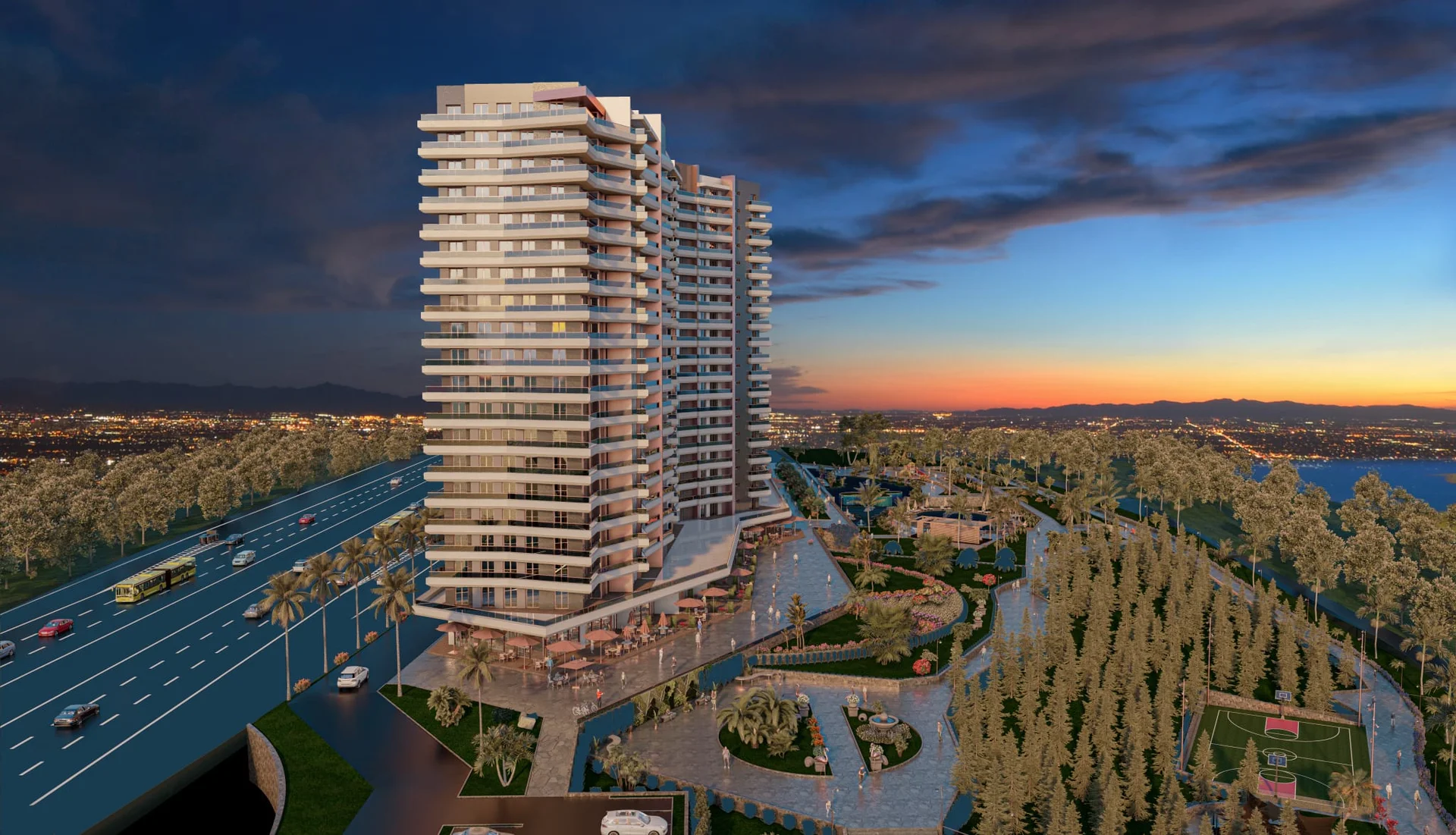 Flamingo Alkent Hadımköy ana mimari render 1