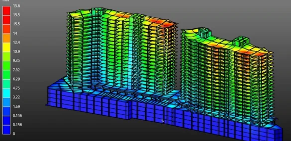Flamingo Alkent Hadımköy 3D taşıyıcı model 2
