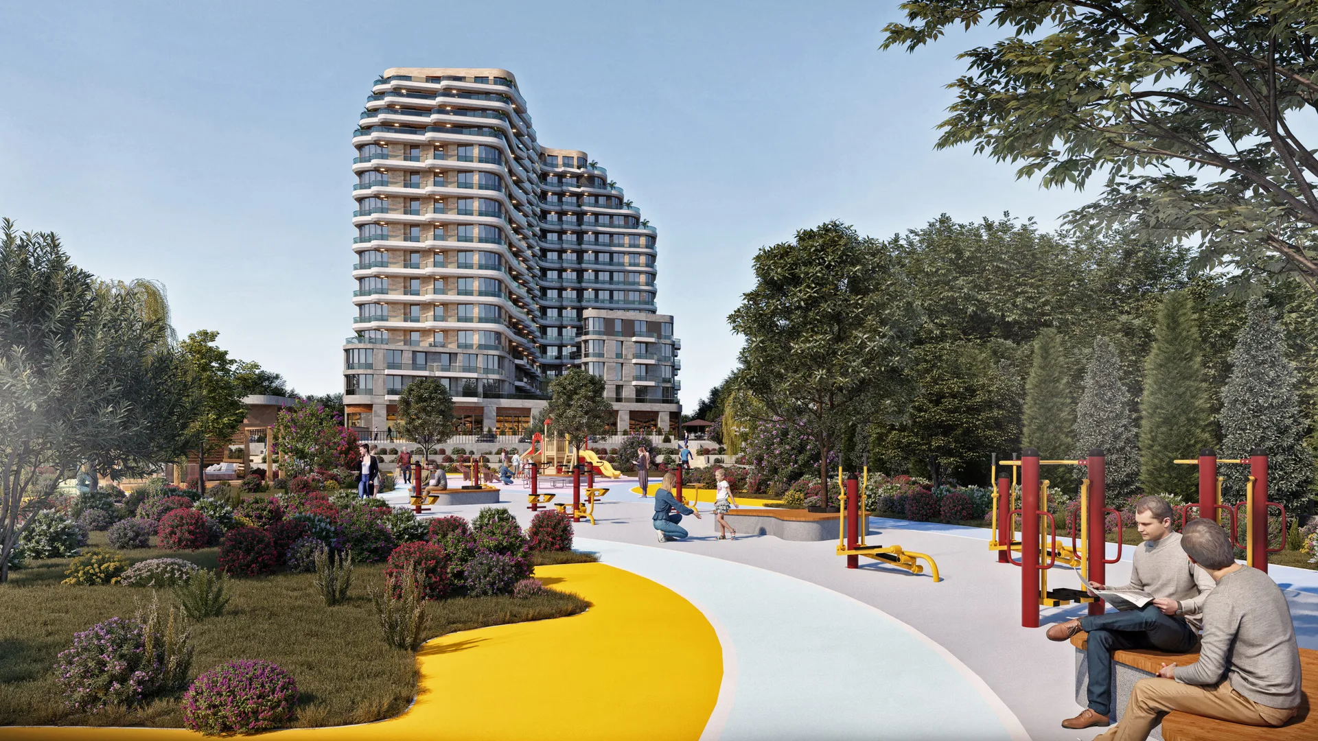Flamingo Gül İnşaat mimari render 17