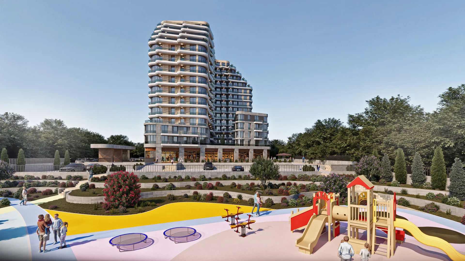 Flamingo Gül İnşaat mimari render 18
