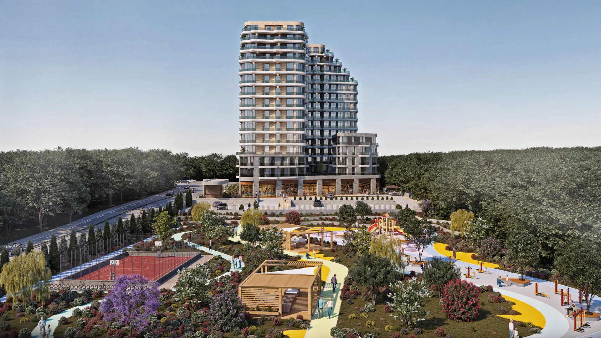 Flamingo Gül İnşaat mimari render 19