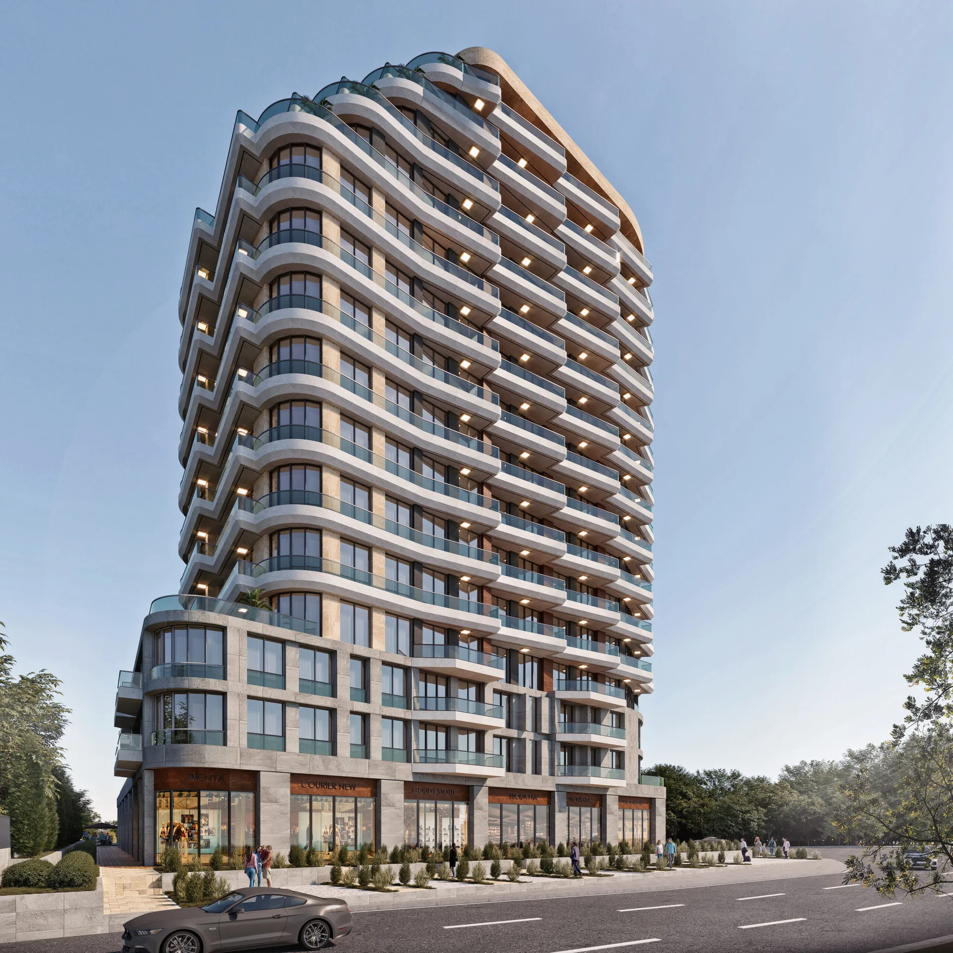 Flamingo Gül İnşaat mimari renderı 26