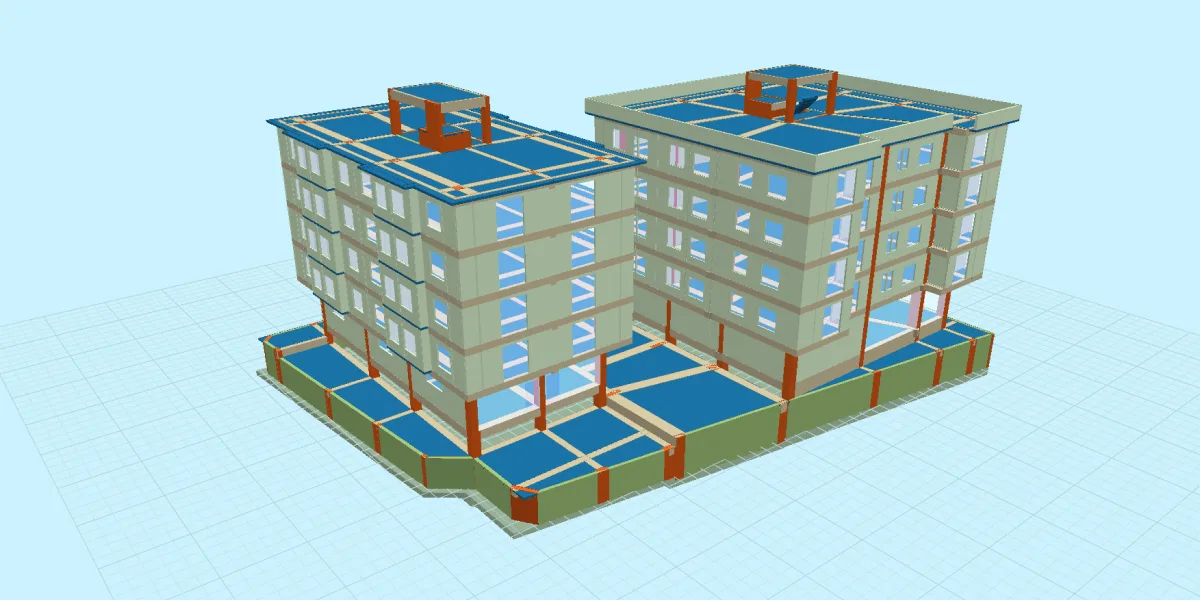 Mustafa Yurdugür 3D taşıyıcı sistem modeli