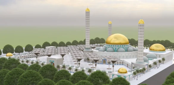 Senegal Camii yapı çerçeve modeli 8